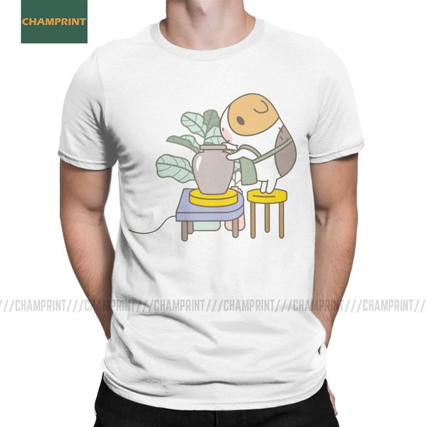 

men's guinea pig potter t shirt cute animal lover animals kawaii fluffy pet cotton short sleeve tee shirt t-shirt