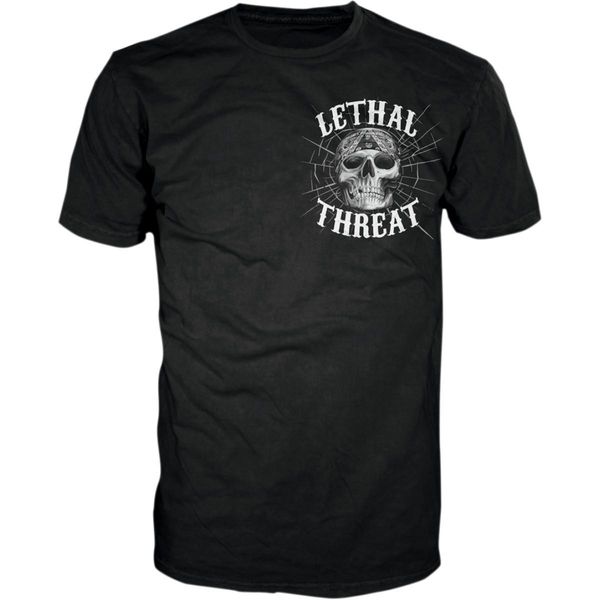 

new brand-clothing t shirts new lethal threat hard luck biker t-shirt summer fashion