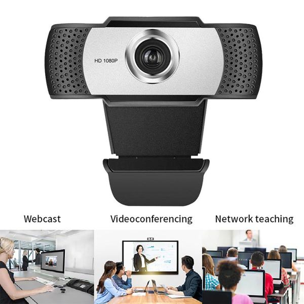 

webcam 1080p/720p/480p hd web camera built-in microphone rotatable cameras for live broadcast video calling conference work