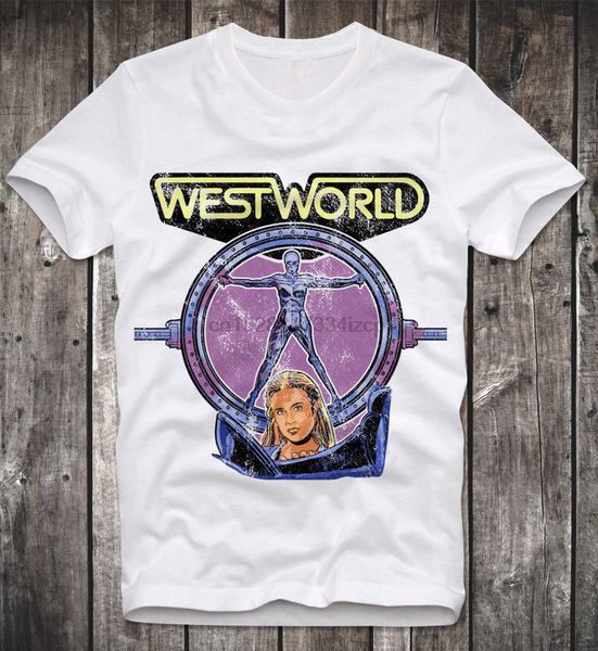 

t shirt westworld dolos maze tattoo mariposa saloon sci fi western retro vintage t-shirt men tees brand clothing funny