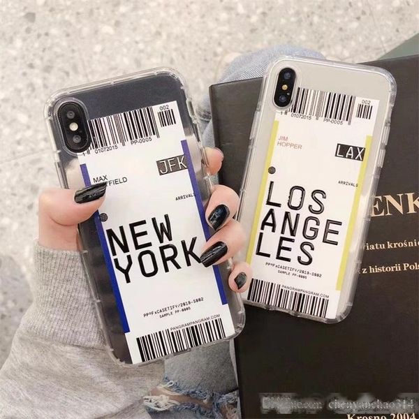 

cute ins funny bar code label phone case for iphone xs max xr x 7 8 plus 11 11pro 11pro max clear soft tpu back cover fundas