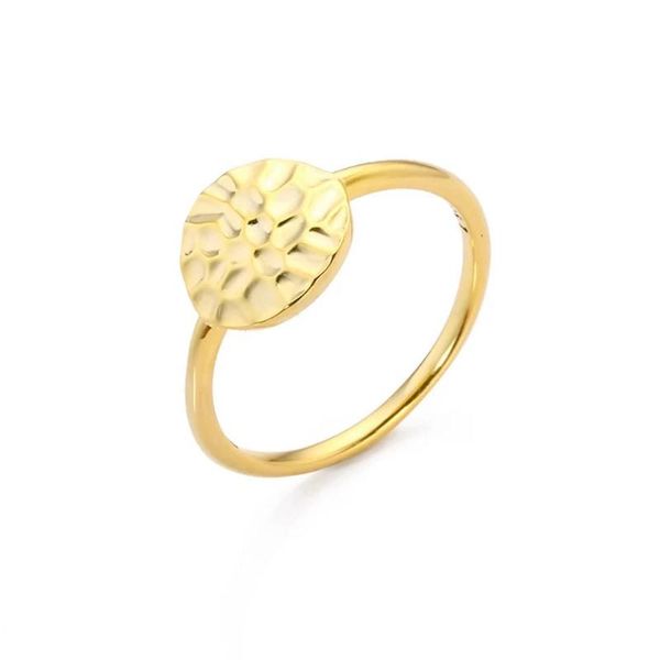 

loday ring simple irregular honeycomb flat ring personality jewelry gift for anniversary birthday, Slivery;golden