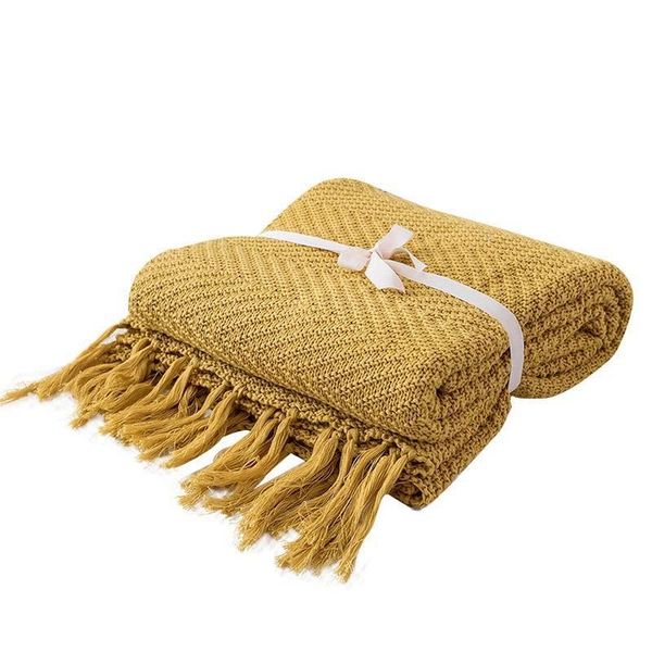 

130x170cm summer knitted yarn blanket recliner armchair cover women beach shawls bathing manta