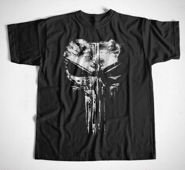 

2019 funny o neck t shirt t-shirt punisher 2 s-4xl marvel comics the punisher superheld skull totenkopf summer tee shirt