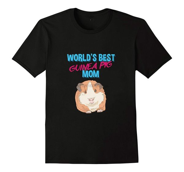

world # 39s лучший guinea pig мама майка мужская мода crew neck короткие рукава хлопок верхняя одежда черный