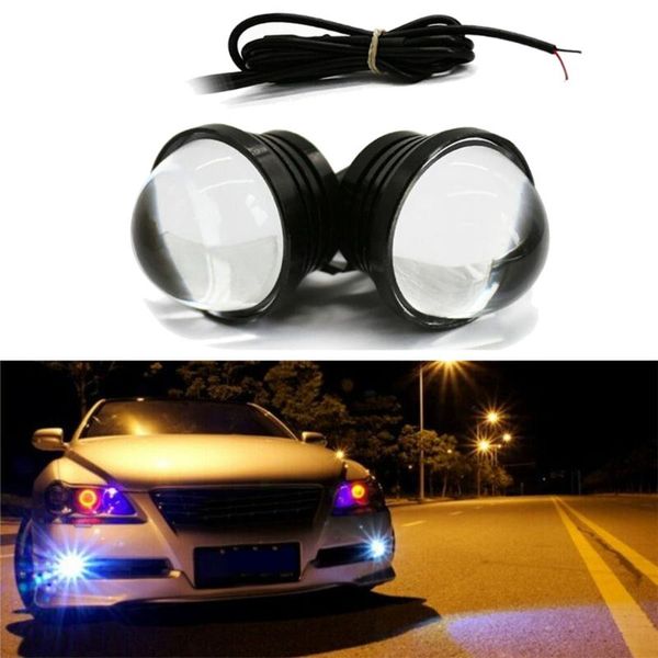 

2pcs 15w 110-120lm eagle eye lamp led drl fog daytime running car taillight backup light 12v super bright led light bulbs