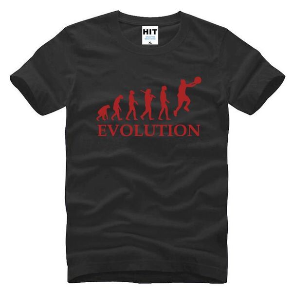 

evolution basketball t-shirt t shirt for men 2018 new short sleeve o neck cotton casual tee camisetas hombre