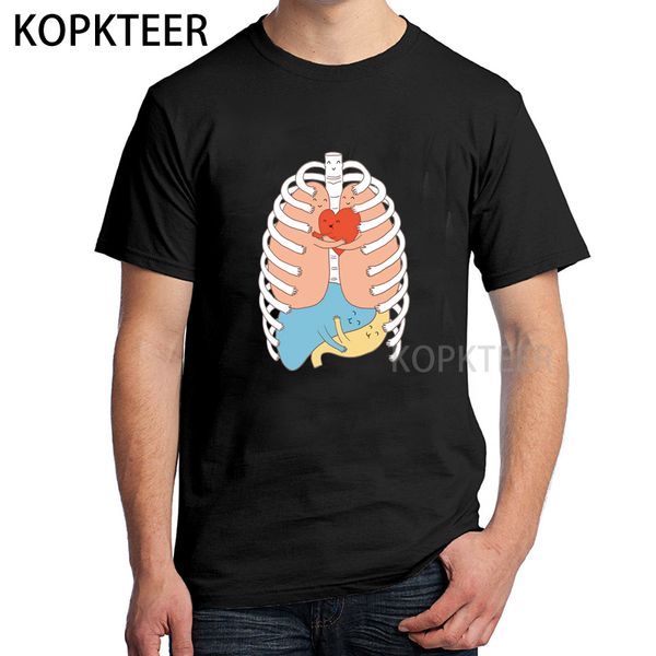 

summer cartoon print men's t shirt hugs keep us alive short sleeve fashion cute drawing sloths male casual tshirt new tee