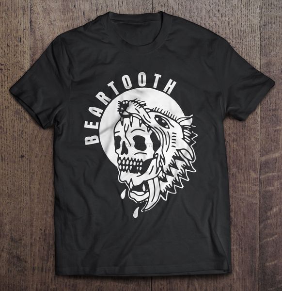 

beartooth агрессивного skull футболка