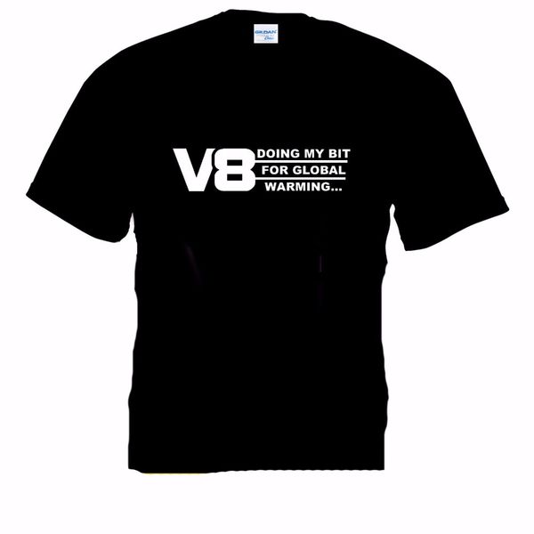 

2019 new fashion brand solid color casual male t-shirt &tees v8 car funny engine humor inspired tee gift dad driver t shirt