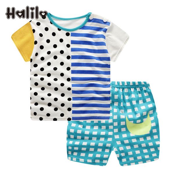 

clothing sets halilo baby boy outfits infant girl cotton clothes set summer girls boys birthday suit, White