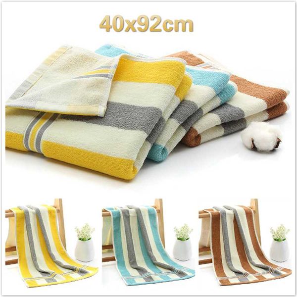 

towel cotton color stripe long travel el hostel portable washcloth gym yoga running large beach sun bath towels lovers gift