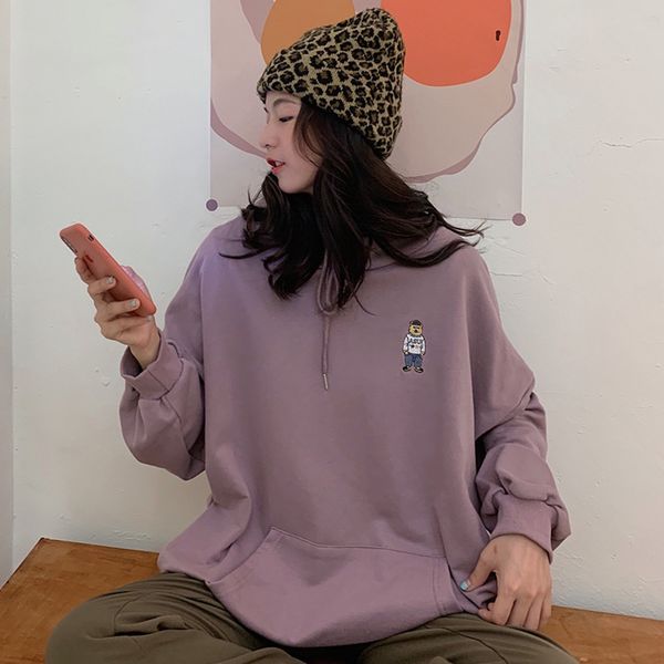 

early autumn women's spring and autumn 2020 korean style trendy ins lazy style loose thin coat sweatersweater sweater coat women's, Black