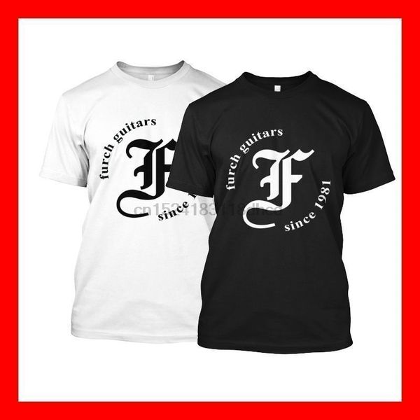 

furch guitar legend funny men black white tshirt t-shirt shirt s m l xl fg