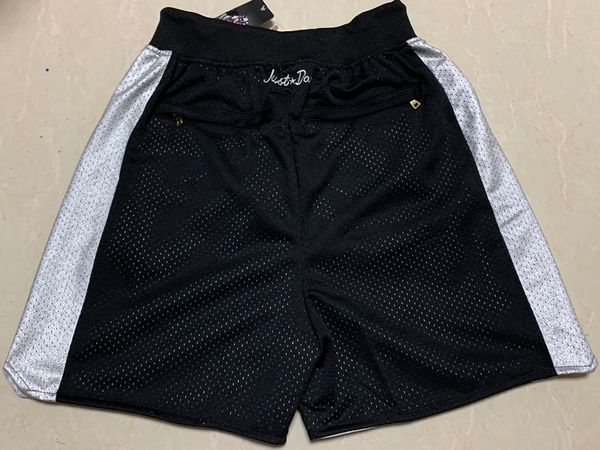Pantaloncini da calcio vintage della nuova squadra Tasca con cerniera Abbigliamento da corsa Las Vegas Colore nero Appena fatto Taglia S-XXL
