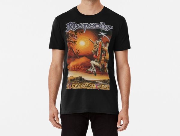 

men funy t-shirt rhapsody legendary tales 1997 rhapsody of fire tshirs women t shirt