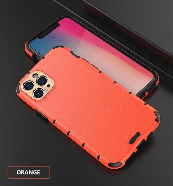 

shockproof phone case for iphone 11 pro x xr xs max 6 7 8 plus se2 leather texture camera protective case with bumper back cover