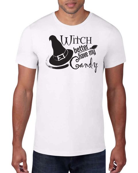 

мужская футболка майк 2020 мода горячих продаж witch лучше иметь мой candy trick лечить хэллоуин мужского женского