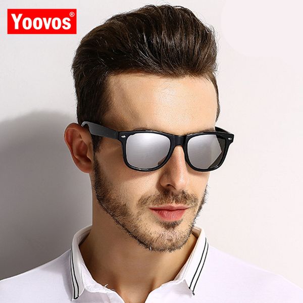 

yoovos 2020 vintage polarized sun glasses men retro square brand design eyeglasses shopping glasses lunette de soleil femme, White;black