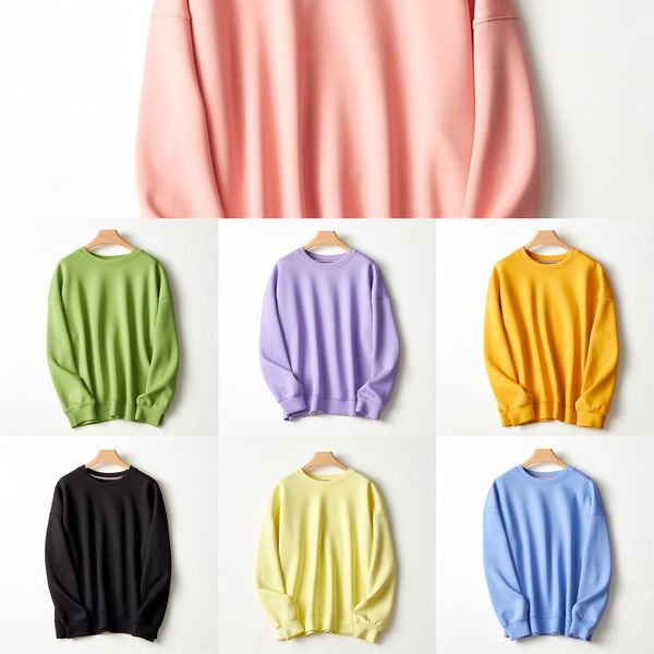 

autumn clothing youth pullover vitality air layer 9 color round neck women's sweater loose slimming pullover casual sweater women, Black