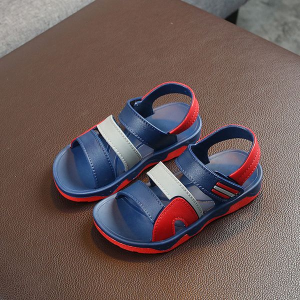 

sandals mhyons boy kids boys summer 2021 shoes baby children's non-slip size 26-35 ac85, Black;red