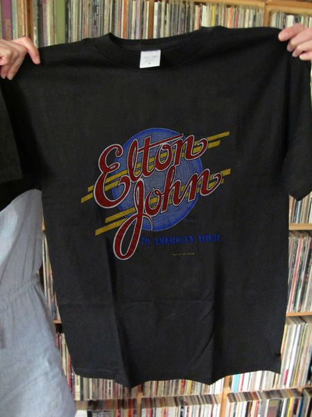 

elton john vintage black79 american tour concert tee shirt size s-5xl youth
