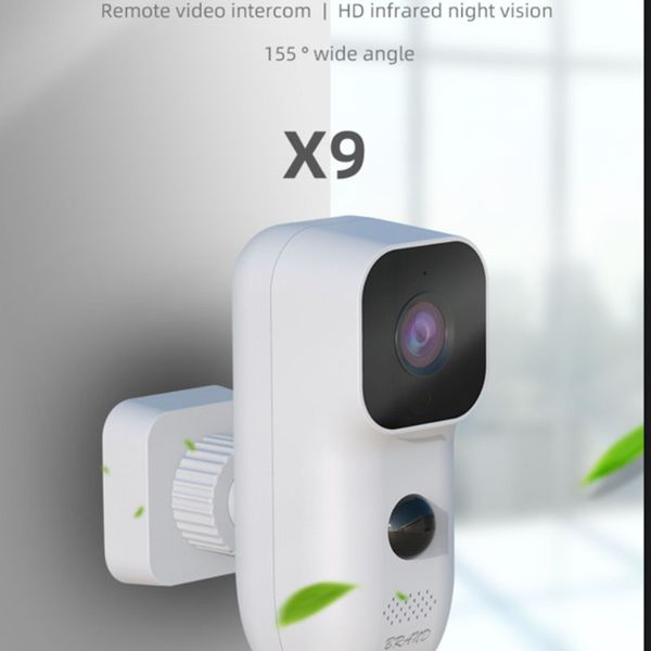 

patio wireless cctv wifi camera waterproof wireless low power consumption smart home security pir sense detection remote monitor
