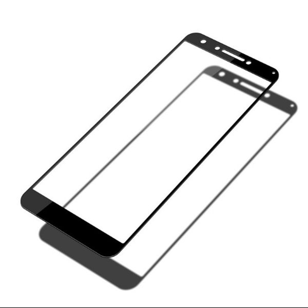 

9h full cover tempered glass screen protector silk printed for coolpad legacy alcatel 7 100pcs/lot no retail package