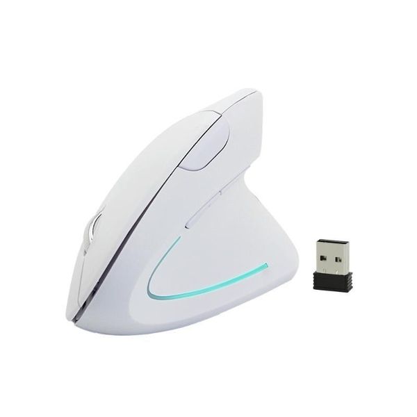 

chuyi wireless vertical mouse ergonomic gaming mause 800/1200/1600dpi optical computer mice with mouse pad for gamer pc laptop