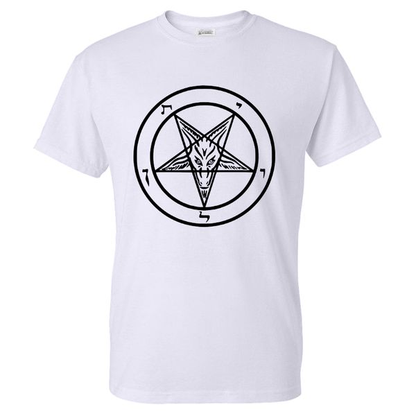 

2020 spring summer trendy pentagram pattern printed t-shirt men/women cotton casual streetwear o-neck tshirt fashion tees