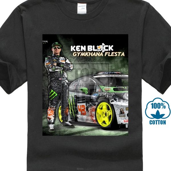 

кен блок 43 rally t shirt black new mentshirt tee размер s для 3xl