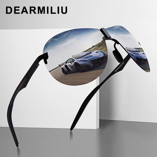 

dearmiliu retro men's polarized sunglasses vintage night vision driving sun glasses oculos eyewear accessories for men/women, White;black