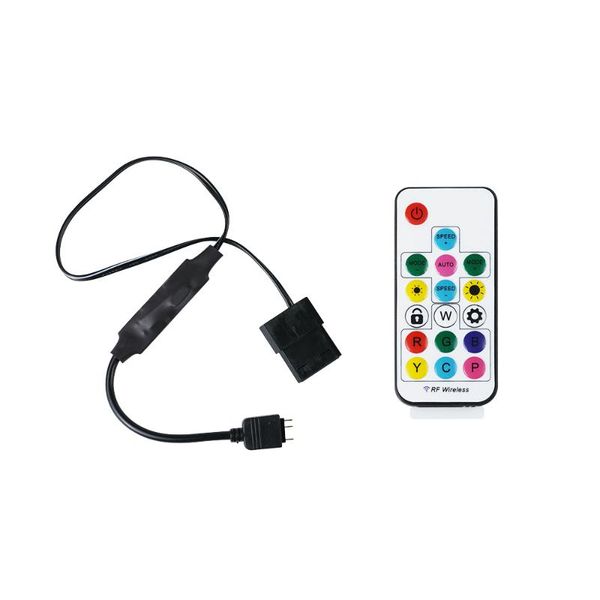 

12v 4pin rgb ,5v 3pin drgb fan light strip light controller ,manual ,remote edition