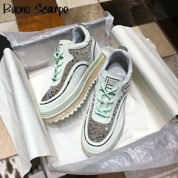

bling bling женщин кроссовки стразы rhinestone platfom высота увеличение обувь сетки кожа повседневная кроссовки узелок кроссовки обувь, Black