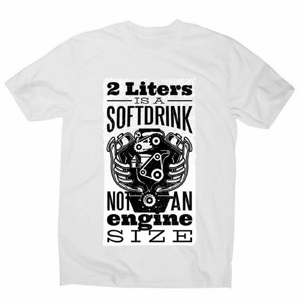 

soft drink - men's funny premium t-shirt printing tee shirt
