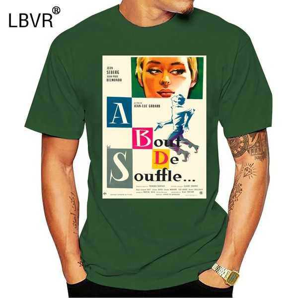 

men tshirt a bout de souffle (breathless) jean luc godard t shirt printed t-shirt tees top