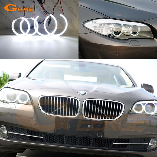 

for f10 f11 f18 520d 520i 523i 525d 528i 530d 530i 535d 535i m5 10-16 excellent ultra bright smd led angel eyes car styling