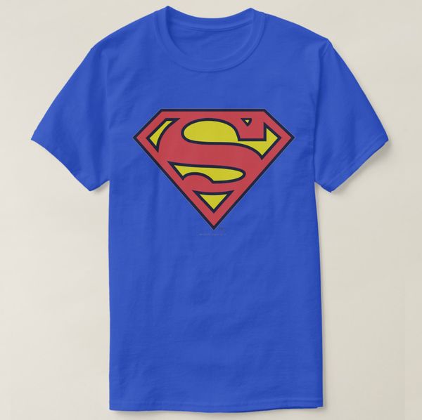 

2019 printed men t shirt cotton short sleeve superman s-shield superman logo t-shirt women tshirt