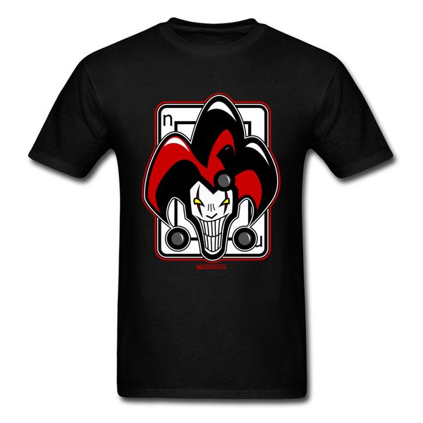 

men funny teeshirt evil clown patterns t-shirt men's fashion causal t shirt 1:1 printed men tees halloween day tshirt