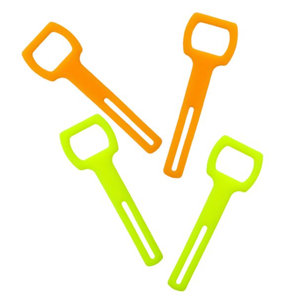 

4 pack durable scuba diving silicone rubber regulator ocs holder straps