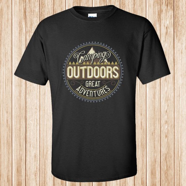 

camping outdoors t-shirt new fashion men men's t shirt cotton men short sleeve tee shirts