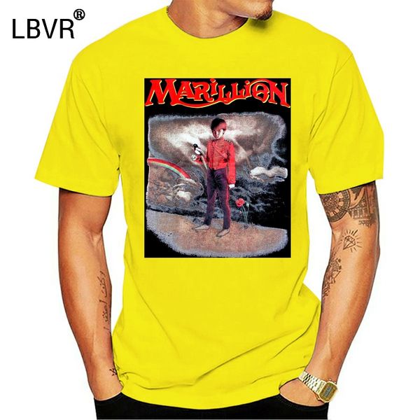 

marillion misplaced childhood '85 new black t shirt 100% cotton short sleeve o-neck tee