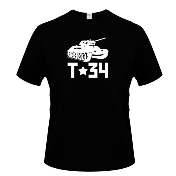 

delivery classical t34 tank print fashion short sleeve men tshirt men's tee shirts men t-shirt