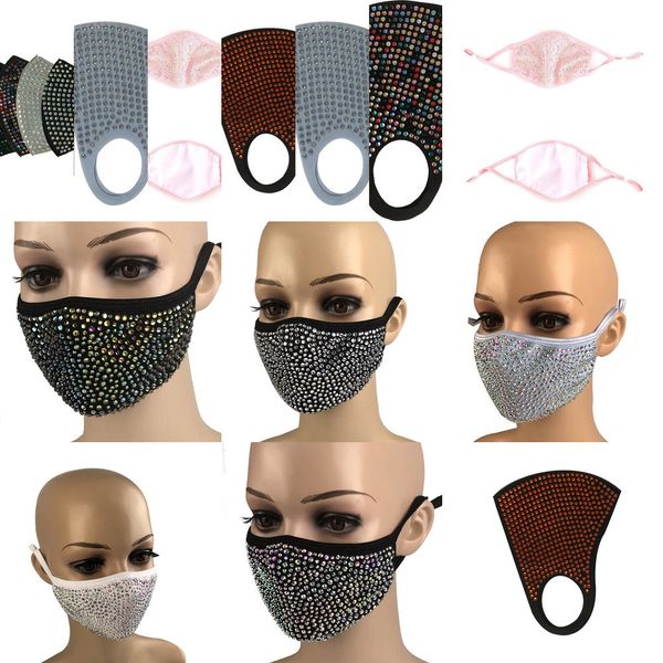 

пылезащитный bling bling алмазные защитные моды маски рм2,5 mouth маска моющийся многоразовый sted vr0i1