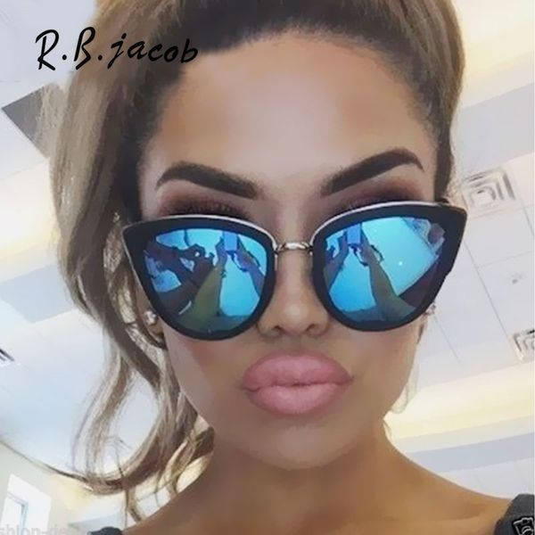

2020 new style cat eye women sunglasses summer fashion lady sun glasses for men vintage designed uv400, White;black