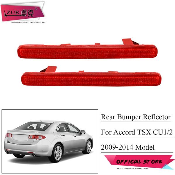 

zuk задний бампер противотуманные фары с отражателем лампа для tsx euro spirior cu1 ву2 2010 2011 2012 2013 2014 задняя противотуманные фары