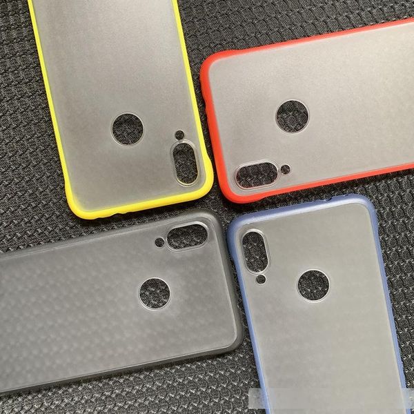 

frameless bumper hybrid frosted transparent back case for xiaomi 9 9t 9 se cc9 cc9e redmi k20 k20 pro redmi 7 7a note 7 100pcs