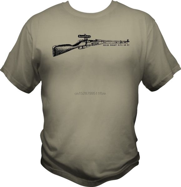 

2019 wwii russian mosin nagant m91 30 pu sniper rifle t shirt 7 62x54 tee shirt