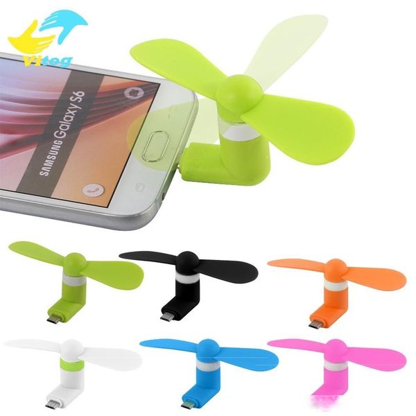 

mini cool micro usb fan mobile phone 2 in 1 usb fan cell phone for type-c micro usb for iphone xs max xr x 8 7 samsung