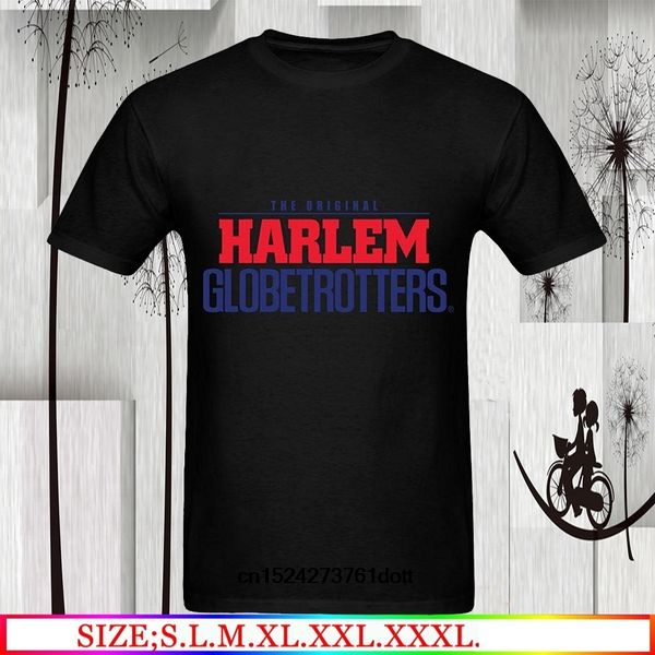 

the original harlem globetrotters logo men's short t-shirt young t-shirts black